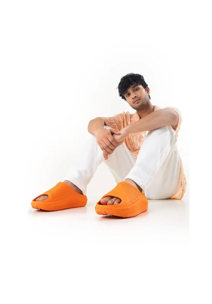 Bacca Bucci Orange Floats—Ultra Lightweight EVA Slides for Men | Best Price UAE